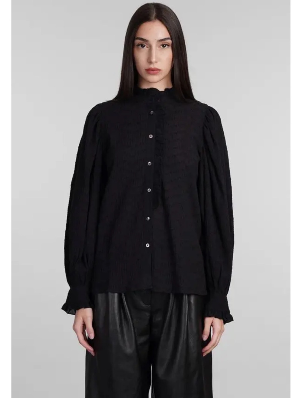 Antik Batik Women's Yvette Blouse Black Medium